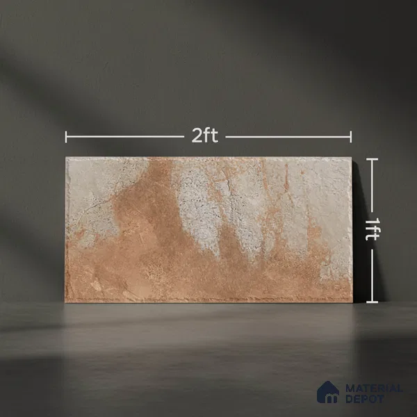 Stone Look TL 10357 B Anti Skid Tile Floor Tile 2 ft x 1 ft Vitrified Matte Finish - 12 mm