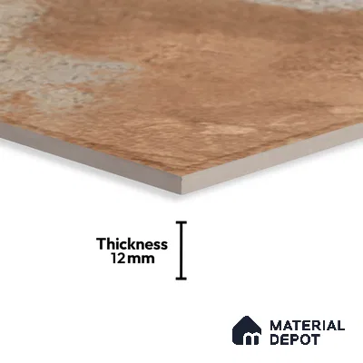 Stone Look TL 10357 C Anti Skid Tile Floor Tile 1 ft x 1 ft Vitrified Matte Finish - 12 mm