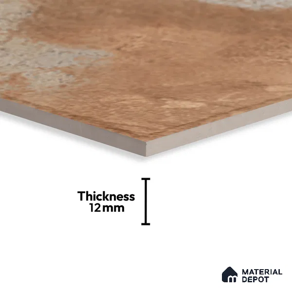 Stone Look TL 10357 C Anti Skid Tile Floor Tile 1 ft x 1 ft Vitrified Matte Finish - 12 mm