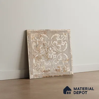Stone Look TL 10357 D Anti Skid Tile Floor Tile 1 ft x 1 ft Vitrified Matte Finish - 12 mm