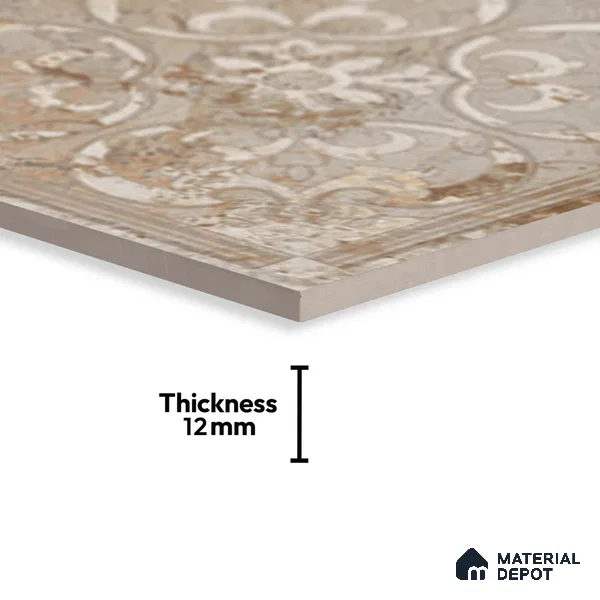 Stone Look TL 10357 D Anti Skid Tile Floor Tile 1 ft x 1 ft Vitrified Matte Finish - 12 mm