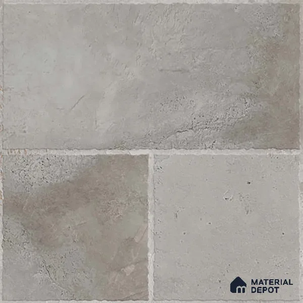 Stone Floor Tile TL 10357 F Leon Grey Decor 2 ft x 2 ft Matte Finish Anti Skid Vitrified Tile - 12 mm | Suitable for Balcony, Terrace & Coutyard