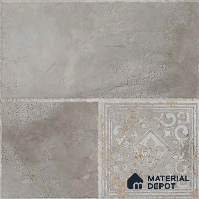 Stone Floor Tile TL 10357 G Leon Grey 2 ft x 2 ft Matte Finish Anti Skid Vitrified Tile - 12 mm  | Suitable for Balcony, Terrace & Coutyard
