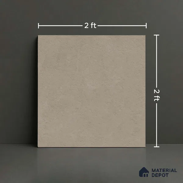Stone Floor Tile TL 10361 E Fribo Verde 2 ft x 2 ft Matte Finish Anti Skid Vitrified Tile - 12 mm  | Suitable for Balcony, Terrace & Coutyard