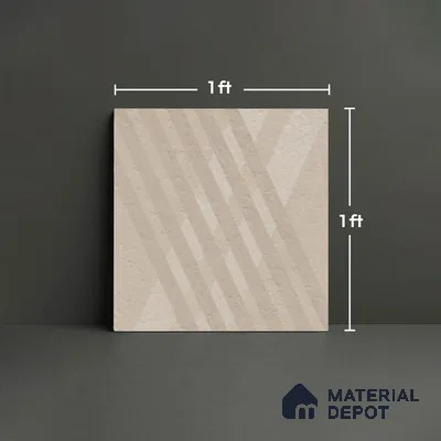 Stone Look TL 10361 L Anti Skid Tile Floor Tile 1 ft x 1 ft Vitrified Matte Finish - 12 mm