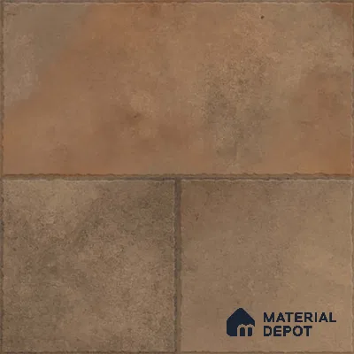 Stone Floor Tile TL 10366 Zamora Verde Decor 2 ft x 2 ft Matte Finish Anti Skid Vitrified Tile - 12 mm | Suitable for Balcony, Terrace & Coutyard