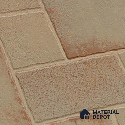 Stone Floor Tile TL 10362 B Riga Brown 2 ft x 2 ft Matte Finish Anti Skid Vitrified Tile - 12 mm | Suitable for Balcony, Terrace & Coutyard