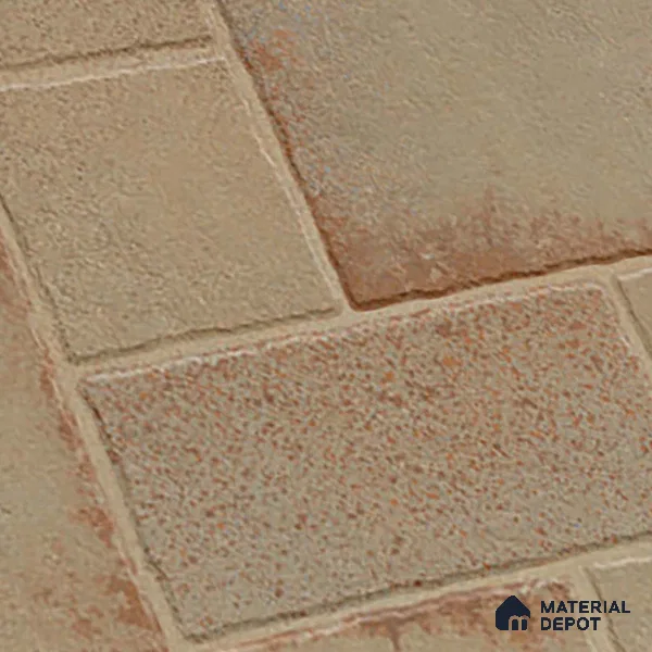 Stone Floor Tile TL 10362 B Riga Brown 2 ft x 2 ft Matte Finish Anti Skid Vitrified Tile - 12 mm | Suitable for Balcony, Terrace & Coutyard