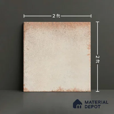 Stone Floor Tile TL 10362 D Riga Crema 2 ft x 2 ft Matte Finish Anti Skid Vitrified Tile - 12 mm  | Suitable for Balcony, Terrace & Coutyard