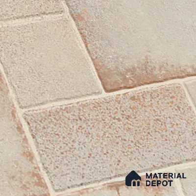 Stone Floor Tile TL 10362 E Riga Cream Decor 2 ft x 2 ft Matte Finish Anti Skid Vitrified Tile - 12 mm | Suitable for Balcony, Terrace & Coutyard