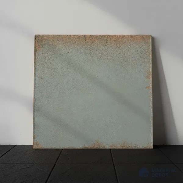 Stone Floor Tile TL 10362 G Riga Green 2 ft x 2 ft Matte Finish Anti Skid Vitrified Tile - 12 mm | Suitable for Balcony, Terrace & Coutyard
