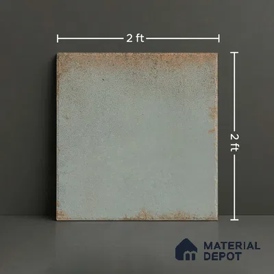 Stone Floor Tile TL 10362 G Riga Green 2 ft x 2 ft Matte Finish Anti Skid Vitrified Tile - 12 mm  | Suitable for Balcony, Terrace & Coutyard