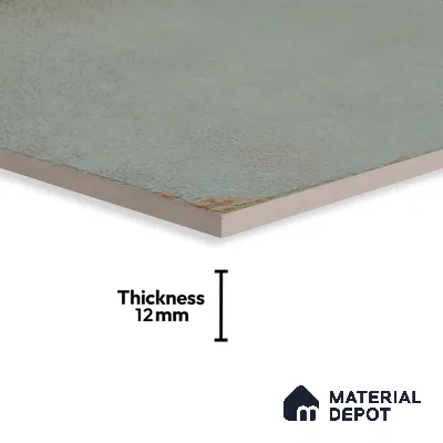 Stone Floor Tile TL 10362 G Riga Green 2 ft x 2 ft Matte Finish Anti Skid Vitrified Tile - 12 mm  | Suitable for Balcony, Terrace & Coutyard