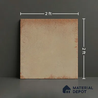 Stone Floor Tile TL 10362 Riga Brown 2 ft x 2 ft Matte Finish Anti Skid Vitrified Tile - 12 mm  | Suitable for Balcony, Terrace & Coutyard
