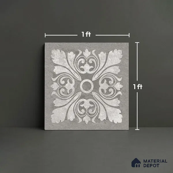 Stone Look TL 10353 D Anti Skid Tile Floor Tile 1 ft x 1 ft Vitrified Matte Finish - 12 mm