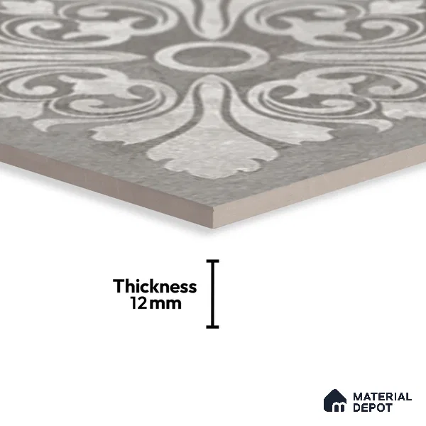 Stone Look TL 10353 D Anti Skid Tile Floor Tile 1 ft x 1 ft Vitrified Matte Finish - 12 mm