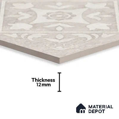 Stone Look TL 10353 H Anti Skid Tile Floor Tile 1 ft x 1 ft Vitrified Matte Finish - 12 mm