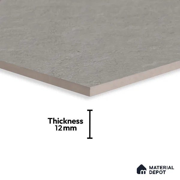 Stone Floor Tile TL 10353 Norway Grey 2 ft x 2 ft Matte Finish Anti Skid Vitrified Tile - 12 mm | Suitable for Balcony, Terrace & Coutyard