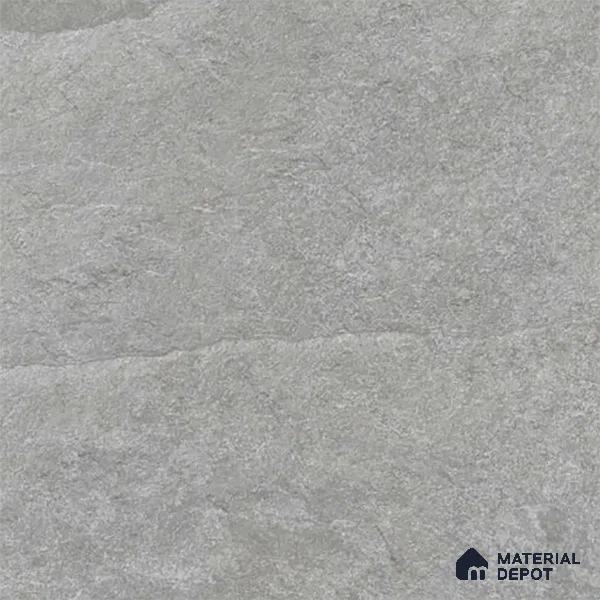 Stone Floor Tile TL 10354 D Brasilian Gris 2 ft x 2 ft Matte Finish Anti Skid Vitrified Tile - 12 mm | Suitable for Balcony, Terrace & Coutyard