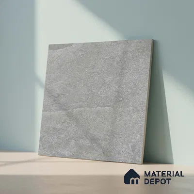 Stone Floor Tile TL 10354 D Brasilian Gris 2 ft x 2 ft Matte Finish Anti Skid Vitrified Tile - 12 mm | Suitable for Balcony, Terrace & Coutyard
