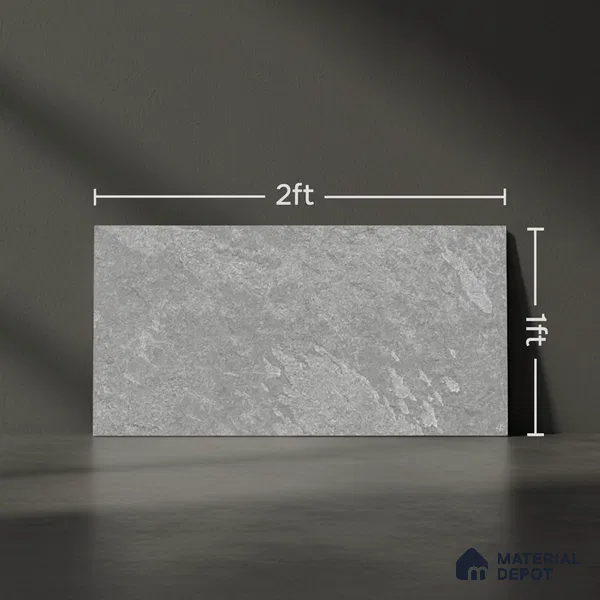 Stone Look TL 10354 E Anti Skid Tile Floor Tile 2 ft x 1 ft Vitrified Matte Finish - 12 mm