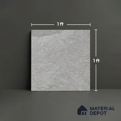Stone Look TL 10354 F Anti Skid Tile Floor Tile 1 ft x 1 ft Vitrified Matte Finish - 12 mm