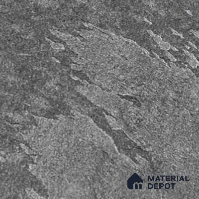 Stone Floor Tile TL 10354 G Brasilian Nero 2 ft x 2 ft Matte Finish Anti Skid Vitrified Tile - 12 mm | Suitable for Balcony, Terrace & Coutyard
