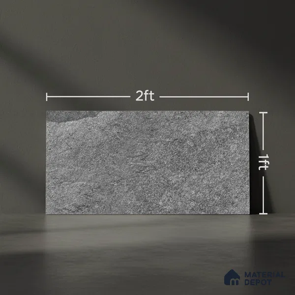 Stone Look TL 10354 H Anti Skid Tile Floor Tile 2 ft x 1 ft Vitrified Matte Finish - 12 mm
