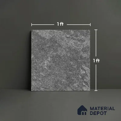 Stone Look TL 10354 I Anti Skid Tile Floor Tile 1 ft x 1 ft Vitrified Matte Finish - 12 mm