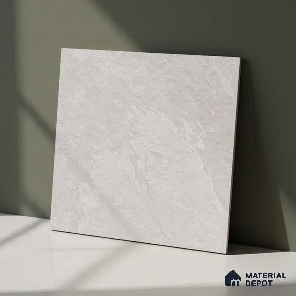Stone Floor Tile TL 10354 Brasilian Grafitte 2 ft x 2 ft Matte Finish Anti Skid Vitrified Tile - 12 mm | Suitable for Balcony, Terrace & Coutyard