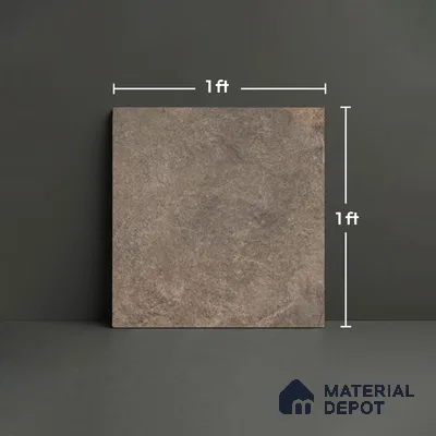 Stone Look TL 10355 C Anti Skid Tile Floor Tile 1 ft x 1 ft Vitrified Matte Finish - 12 mm
