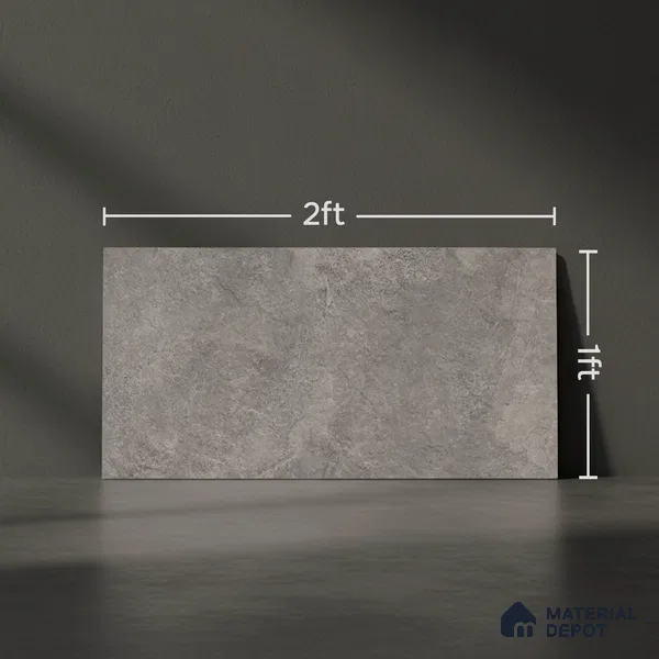 Stone Look TL 10355 F Anti Skid Tile Floor Tile 2 ft x 1 ft Vitrified Matte Finish - 12 mm
