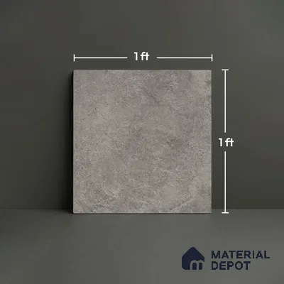 Stone Look TL 10355 G Anti Skid Tile Floor Tile 1 ft x 1 ft Vitrified Matte Finish - 12 mm