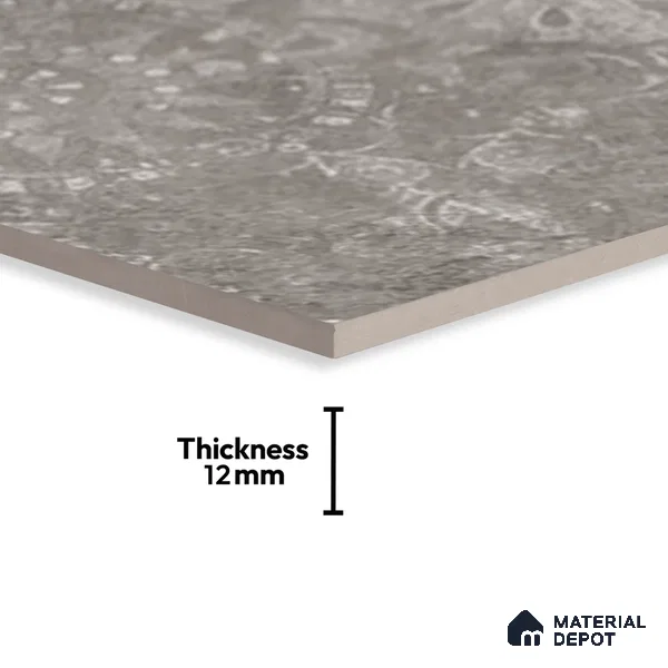 Stone Look TL 10355 H Anti Skid Tile Floor Tile 1 ft x 1 ft Vitrified Matte Finish - 12 mm