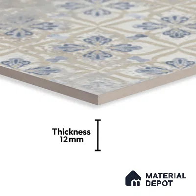 Stone Look TL 10370 D Anti Skid Tile Floor Tile 1 ft x 1 ft Vitrified Matte Finish - 12 mm