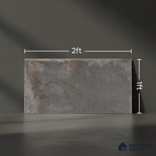 Stone Look TL 10370 J Anti Skid Tile Floor Tile 2 ft x 1 ft Vitrified Matte Finish - 12 mm