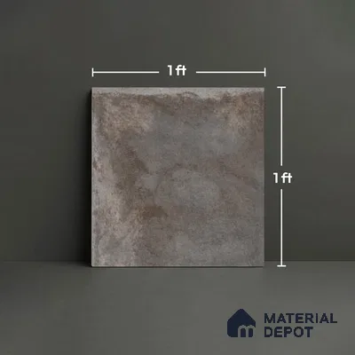 Stone Look TL 10370 K Anti Skid Tile Floor Tile 1 ft x 1 ft Vitrified Matte Finish - 12 mm