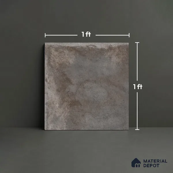 Stone Look TL 10370 K Anti Skid Tile Floor Tile 1 ft x 1 ft Vitrified Matte Finish - 12 mm