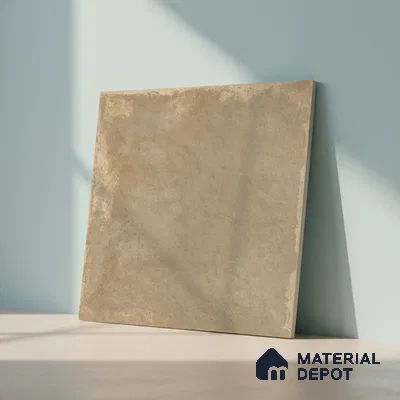 Stone Floor Tile TL 10370 M Rocca Crema 2 ft x 2 ft Matte Finish Anti Skid Vitrified Tile - 12 mm  | Suitable for Balcony, Terrace & Coutyard