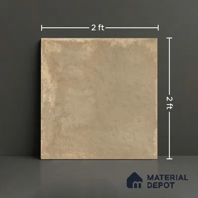 Stone Floor Tile TL 10370 M Rocca Crema 2 ft x 2 ft Matte Finish Anti Skid Vitrified Tile - 12 mm  | Suitable for Balcony, Terrace & Coutyard