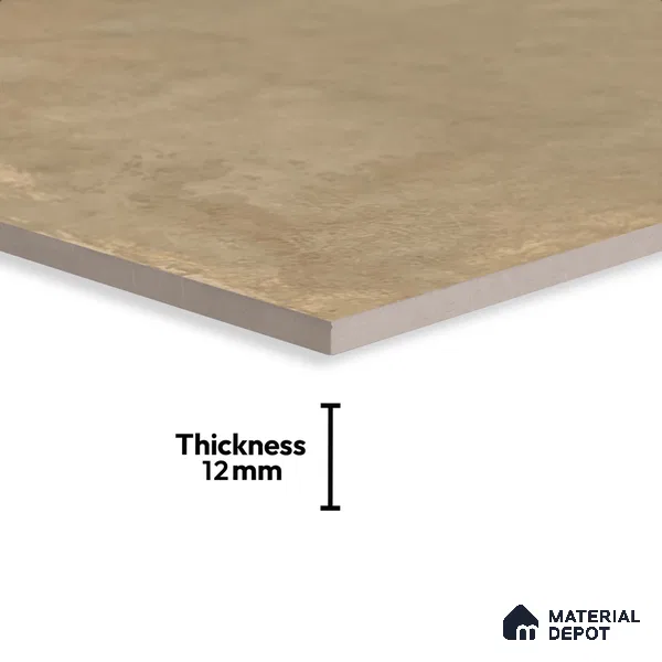 Stone Floor Tile TL 10370 M Rocca Crema 2 ft x 2 ft Matte Finish Anti Skid Vitrified Tile - 12 mm | Suitable for Balcony, Terrace & Coutyard