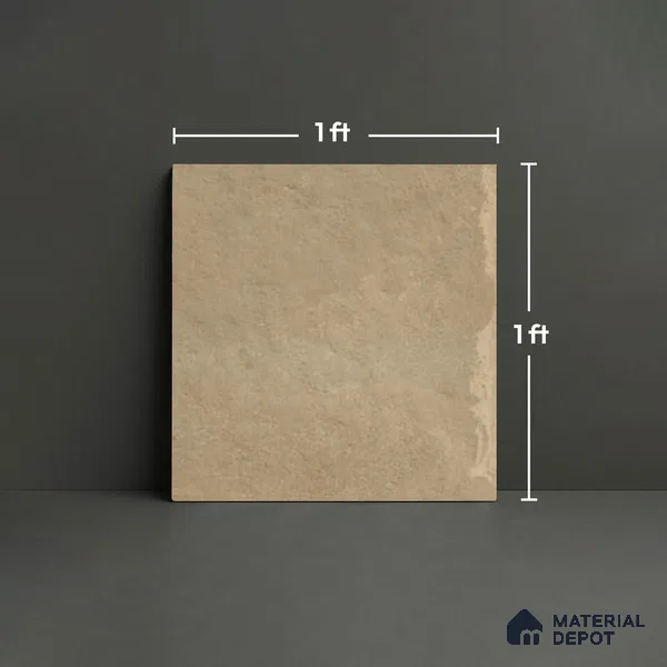 Stone Look TL 10370 O Anti Skid Tile Floor Tile 1 ft x 1 ft Vitrified Matte Finish - 12 mm