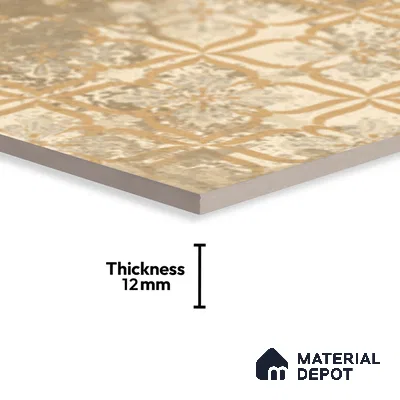 Stone Look TL 10370 P Anti Skid Tile Floor Tile 1 ft x 1 ft Vitrified Matte Finish - 12 mm