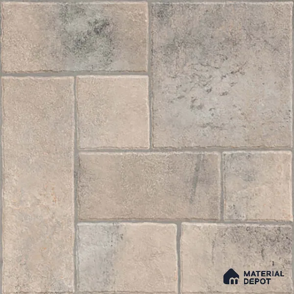 Stone Floor Tile TL 10365 C Cotto Moca Decor 2 ft x 2 ft Matte Finish Anti Skid Vitrified Tile - 12 mm | Suitable for Balcony, Terrace & Coutyard