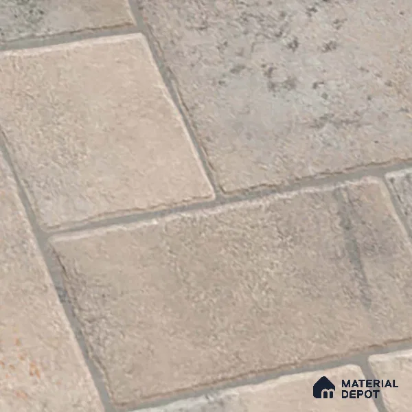 Stone Floor Tile TL 10365 C Cotto Moca Decor 2 ft x 2 ft Matte Finish Anti Skid Vitrified Tile - 12 mm | Suitable for Balcony, Terrace & Coutyard