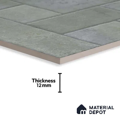 Stone Floor Tile TL 10365 Cotto Emerald Decor 2 ft x 2 ft Matte Finish Anti Skid Vitrified Tile - 12 mm | Suitable for Balcony, Terrace & Coutyard