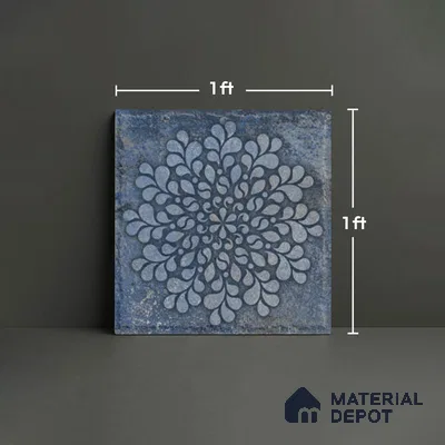 Stone Look TL 10360 D Anti Skid Tile Floor Tile 1 ft x 1 ft Vitrified Matte Finish - 12 mm