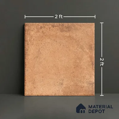 Stone Floor Tile TL 10360 E Treviso Brown 2 ft x 2 ft Matte Finish Anti Skid Vitrified Tile - 12 mm  | Suitable for Balcony, Terrace & Coutyard