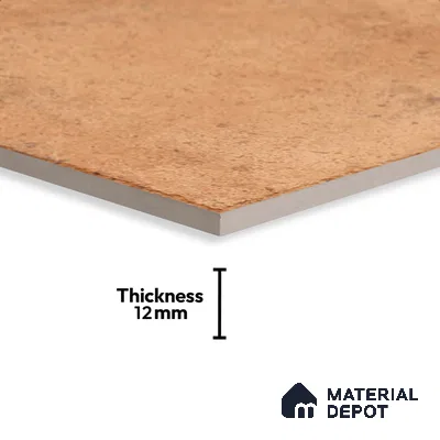 Stone Floor Tile TL 10360 E Treviso Brown 2 ft x 2 ft Matte Finish Anti Skid Vitrified Tile - 12 mm  | Suitable for Balcony, Terrace & Coutyard