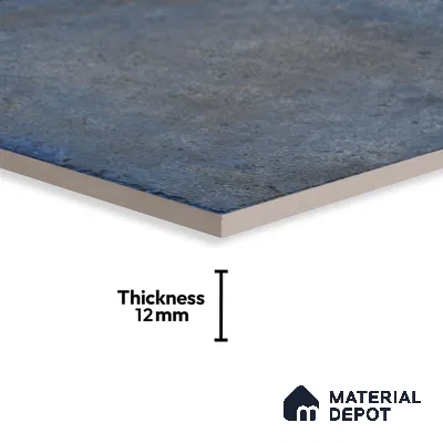 Stone Floor Tile TL 10360 Treviso Turquoise 2 ft x 2 ft Matte Finish Anti Skid Vitrified Tile - 12 mm  | Suitable for Balcony, Terrace & Coutyard